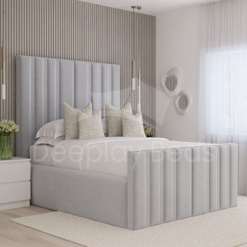 Neno Upholstered Storage Silver Beds Frame