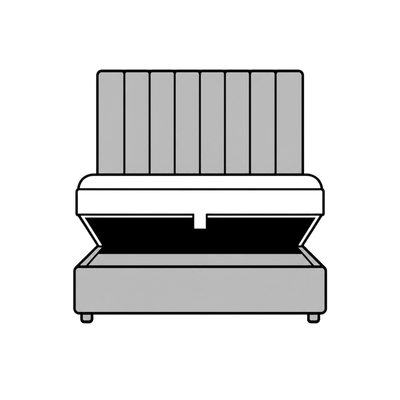 Grey Ottoman Beds