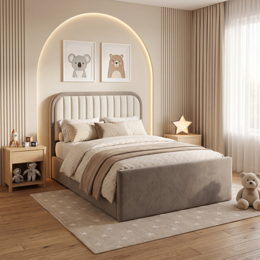 Luna Upholstered Ottoman Storage Bed