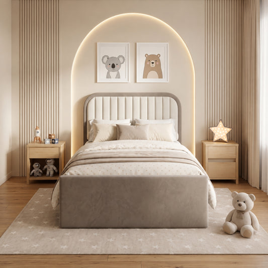 Luna Upholstered Ottoman Storage Bed