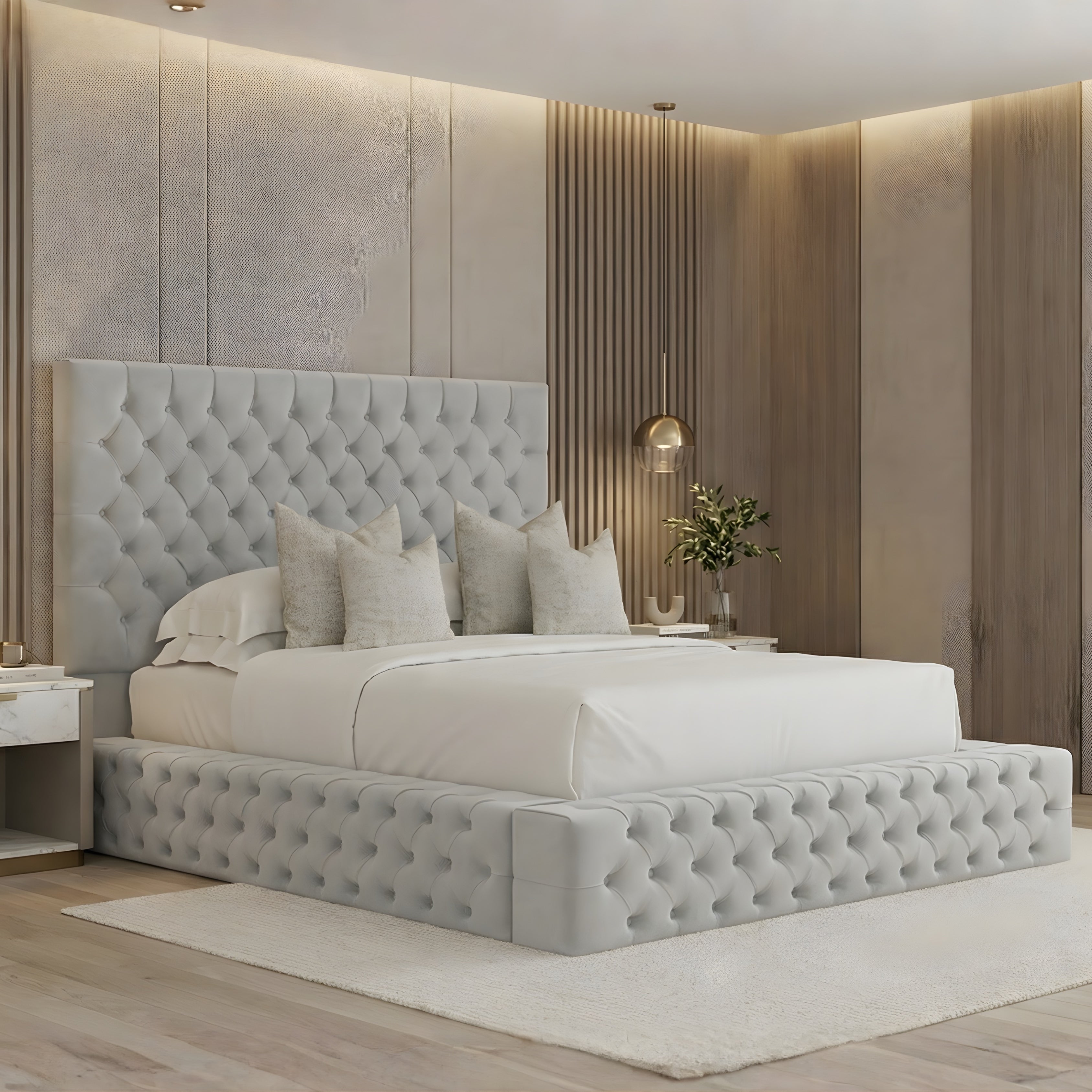 South Wales Ottoman Storage Ambassador Bed | Chesterfield Bed Frame